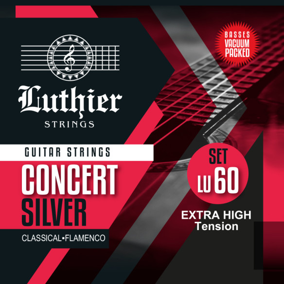 Luthier LU-60 Juego Cuerdas Guitarra Clásica Tensión Extra Alta