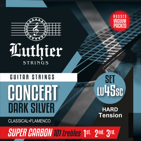 Luthier LU-45SC Super Carbon Juego Cuerdas Guitarra Clásica Tensión Alta