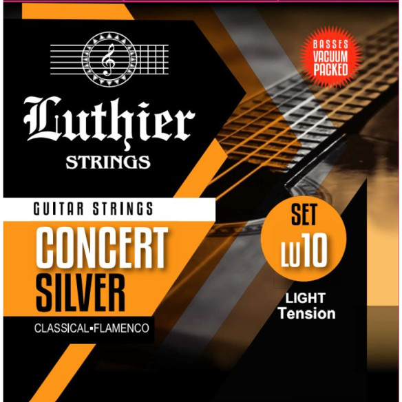 Luthier LU-10 Juego Cuerdas Guitarra Clásica Tensión Baja