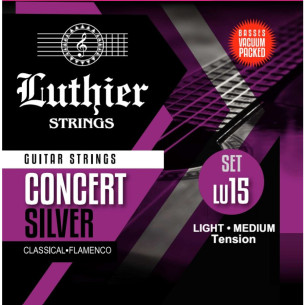 Luthier LU-15 Juego Cuerdas Guitarra Clásica Tensión Media Baja