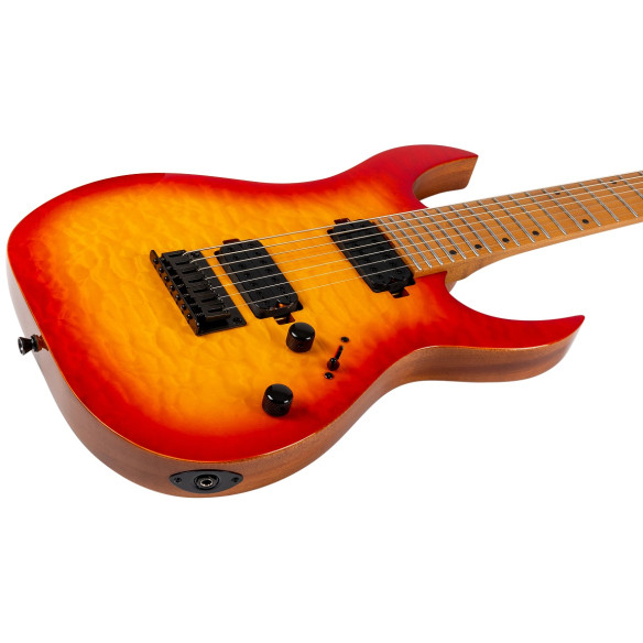 Spira S507-QFB Fireburst Guitarra Eléctrica 7 Cuerdas