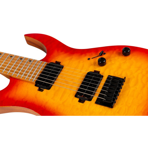 Spira S507-QFB Fireburst Guitarra Eléctrica 7 Cuerdas