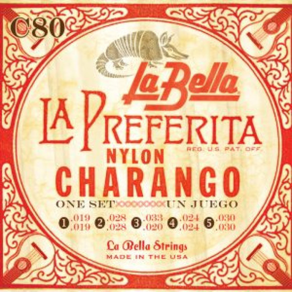 La Bella C-80 Juego Cuerdas Charango La Bella C-80 Juego Cuerdas Charango