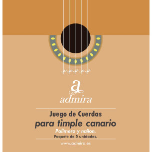 Admira CA500TPL Juego Cuerdas Timple Canario Soprano