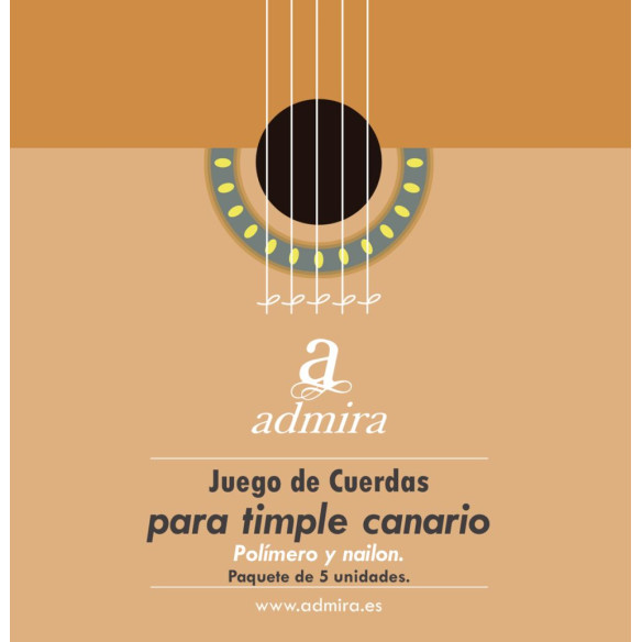 Admira CA500TPL Juego Cuerdas Timple Canario Soprano