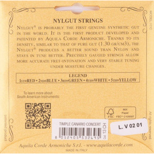 Aquila 13CH Juego Cuerdas Timple Canario Concierto 2