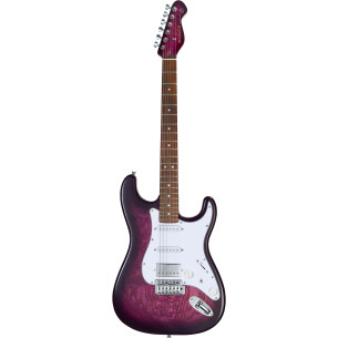 Mooer MSC20 PRO Prune Purple Guitarra Eléctrica