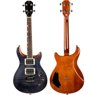 Flight Ukelele Tenor Vanguard Rock Series Transparent Black 2