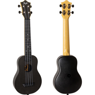 Flight TUSL-35BK Ukelele Soprano Travel Concert Scale Negro 2