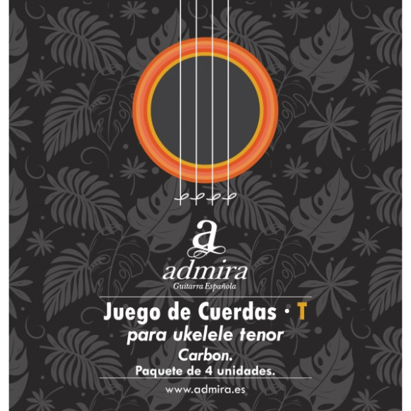 comprar Juego de cuerdas para Ukelele Tenor Admira CA500UKCT Carbón.