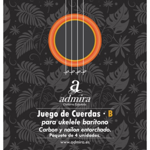 Admira CA500UKCB Juego Ukelele Barítono Carbón