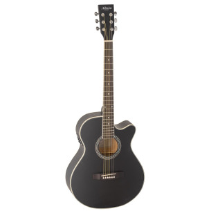 Admira Indiana Guitarra Acústica Mini Jumbo Negro Mate
