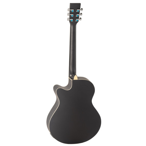 Admira Indiana Guitarra Acústica Mini Jumbo Negro Mate