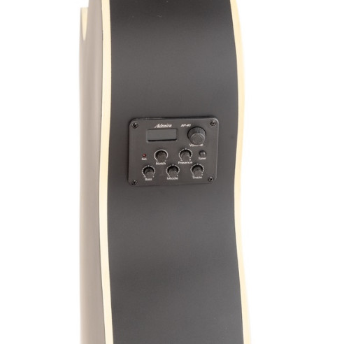 Admira Indiana Guitarra Acústica Mini Jumbo Negro Mate