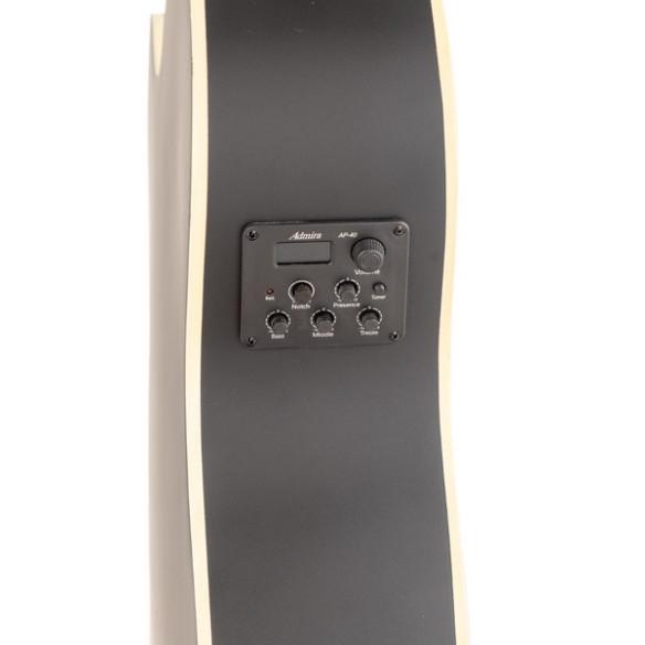Admira Indiana Guitarra Acústica Mini Jumbo Negro Mate Admira Indiana Guitarra Acústica Mini Jumbo Negro Mate