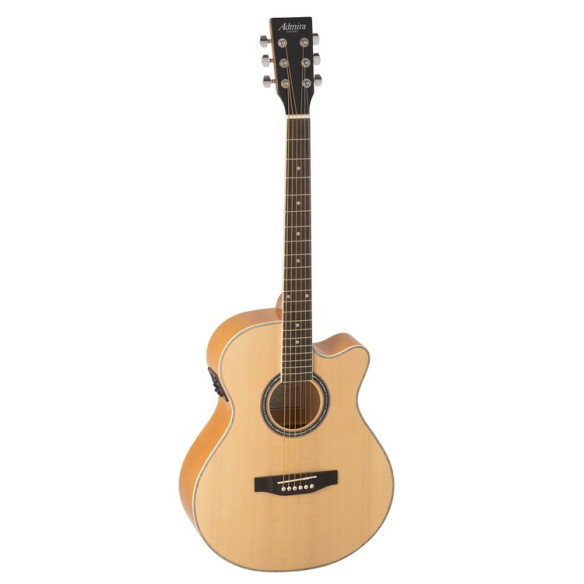 Admira Indiana Guitarra Acústica Mini Jumbo Natural Brillo