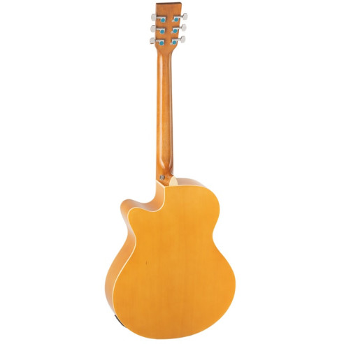Admira Indiana Guitarra Acústica Mini Jumbo Natural Brillo