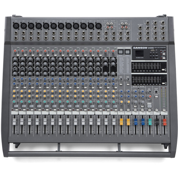 Samson S4000 Mesa Mezclas Autoamplificada 2x500W.