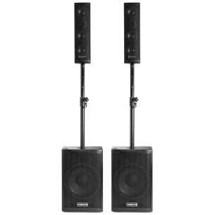 VONYX VX1050BT. Equipo Completo 2 Subwoofers + 2 Satelites, Bluetooth