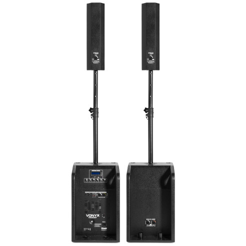 VONYX VX1050BT. Equipo Completo 2 Subwoofers + 2 Satelites, Bluetooth