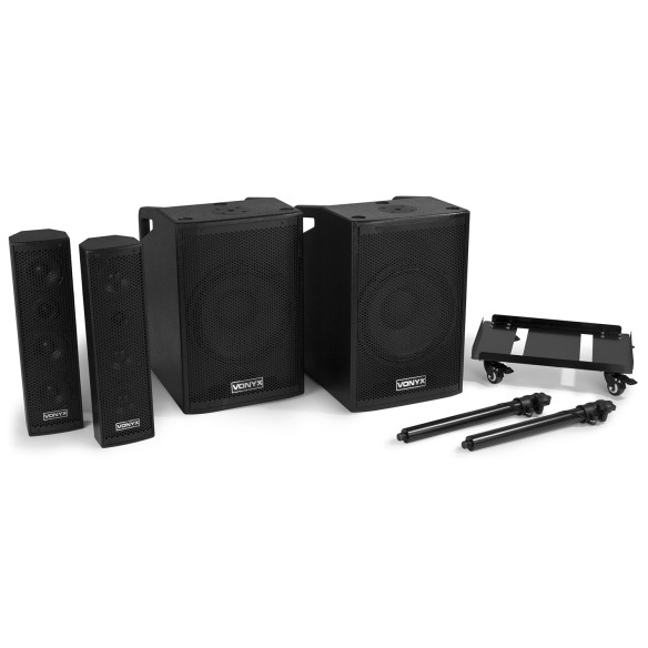 VONYX VX1050BT. Equipo Completo 2 Subwoofers + 2 Satelites, Bluetooth VONYX VX1050BT. Equipo Completo 2 Subwoofers + 2 Satelites, Bluetooth
