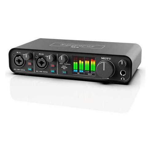 Motu PACK INTERFACE M4 con Hardcase U8498BL