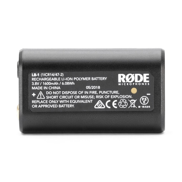 Rode LB-1 Batería recargable de iones de litio Rode LB-1 Batería recargable de iones de litio