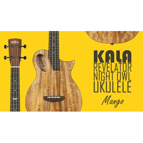 Kala REVELATOR NIGHT OWL MANGO Ukelele Tenor