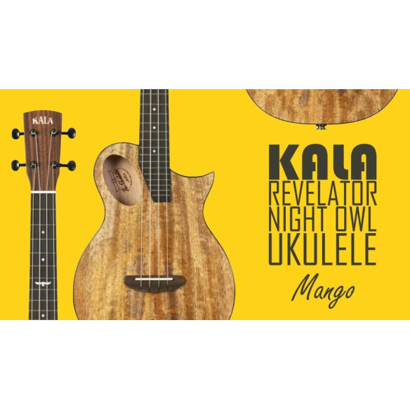Kala REVELATOR NIGHT OWL MANGO Ukelele Tenor Kala REVELATOR NIGHT OWL MANGO Ukelele Tenor