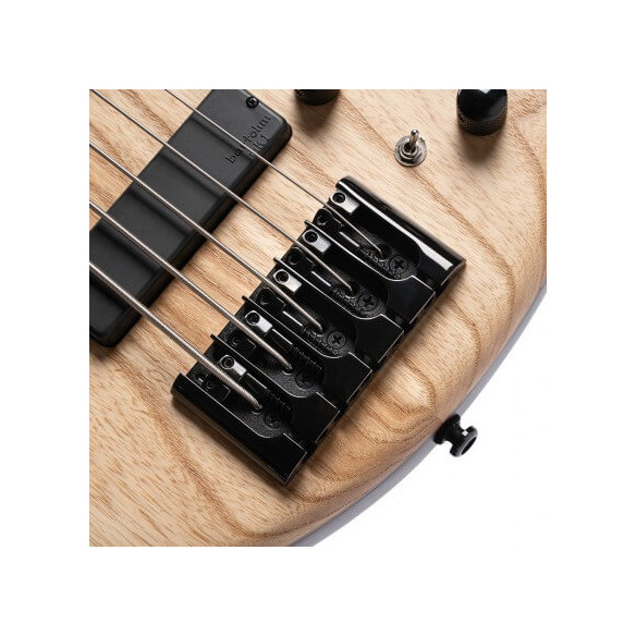 Cort B5 ELEMENT OPTB Bajo eléctrico 5 cuerdas Open Pore Trans Black