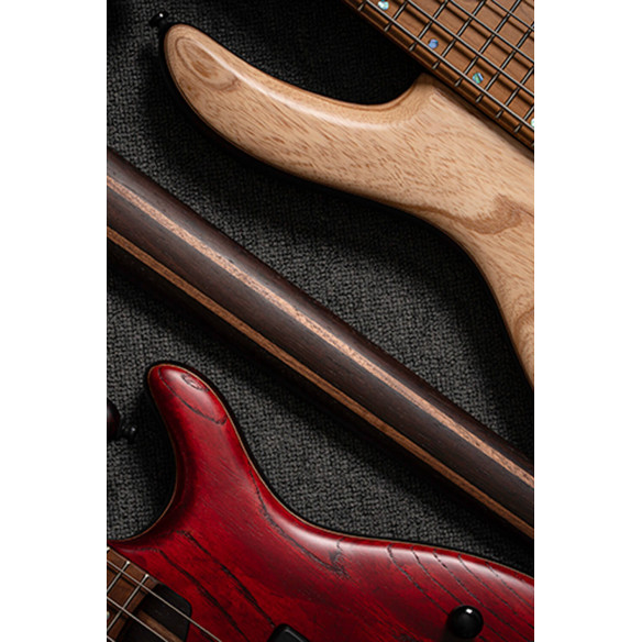 Cort B5 ELEMENT OPTB Bajo eléctrico 5 cuerdas Open Pore Trans Black