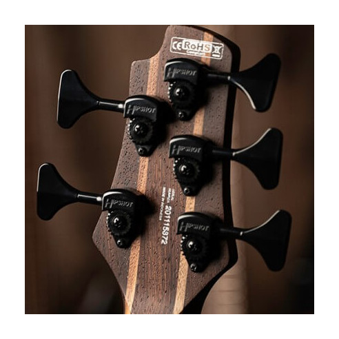 Cort B5 ELEMENT OPTB Bajo eléctrico 5 cuerdas Open Pore Trans Black