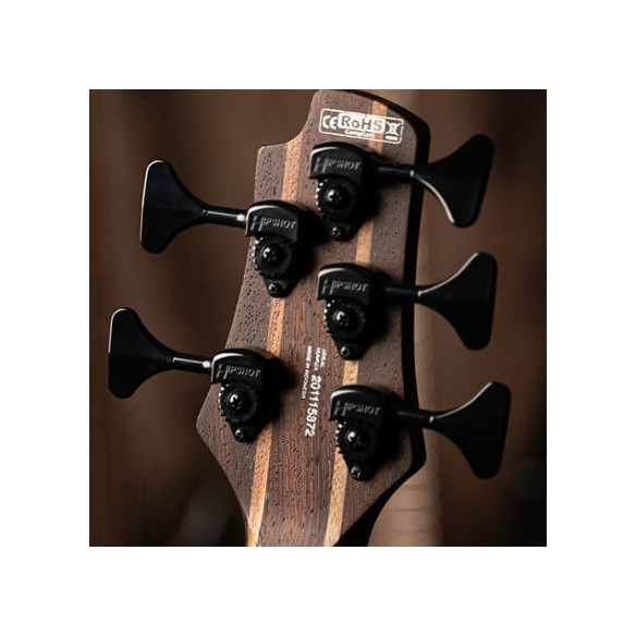 Cort B5 ELEMENT OPTB Bajo eléctrico 5 cuerdas Open Pore Trans Black