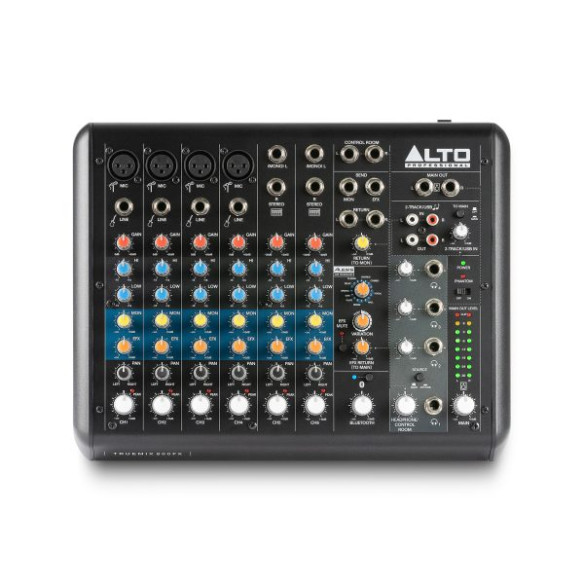 Alto TRUEMIX 800 FX Mezclador 8 canales con USB, Bluetooth y FX