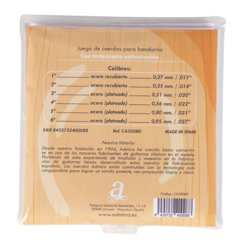Admira CA500BD Juego Cuerdas Bandurria