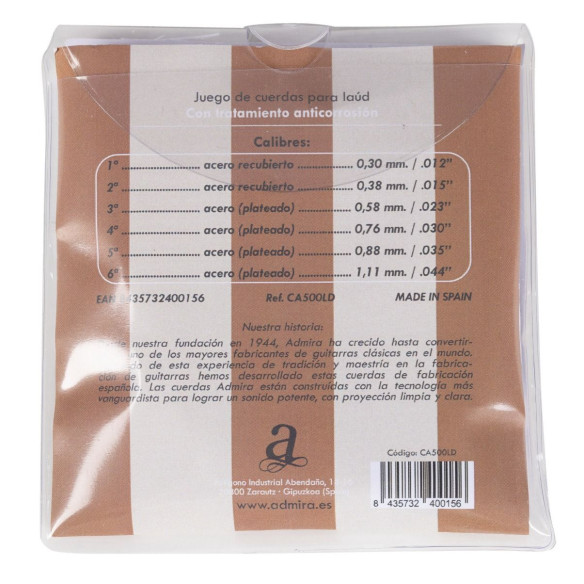 Admira CA500LD Juego Cuerdas Laúd