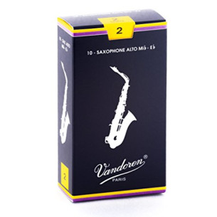 Vandoren Caja 10 cañas Saxo Alto Tradicional nº2