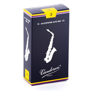 Vandoren Caja 10 cañas Saxo Alto Tradicional nº3