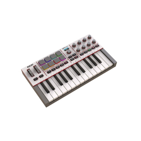 Akai MPK Mini MK4  White/Grey Teclado Controlador