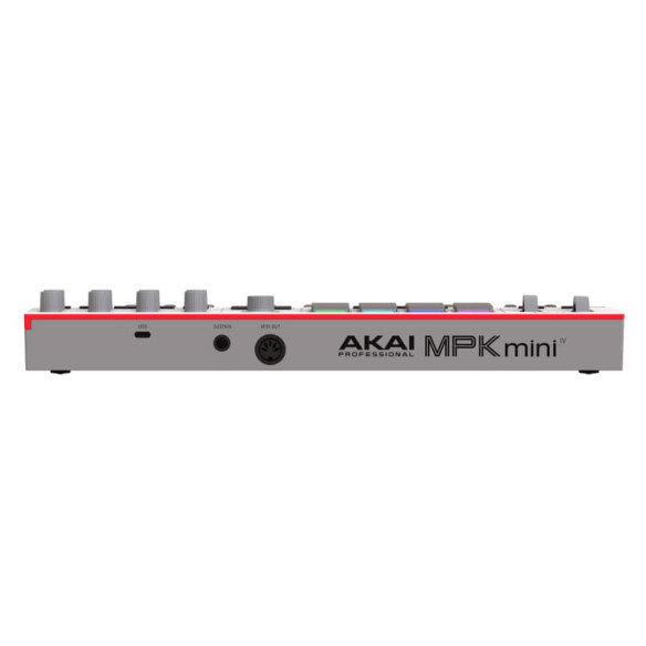 Akai MPK Mini MK4  White/Grey Teclado Controlador