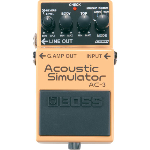 Boss AC-3 Pedal Simulador de Guitarra Acústica