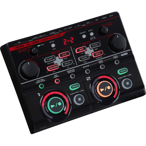 Roland Boss RC-202, potente Loop Station y multiefectos de diseño compacto.
