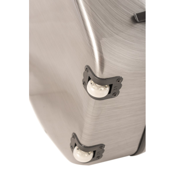 Amadeus ECGR Estuche Cello 4/4 de Fibra de Vidrio Gris Plata
