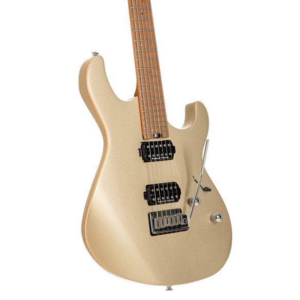 Cort G300 PRO MGD Guitarra eléctrica Metallic Gold