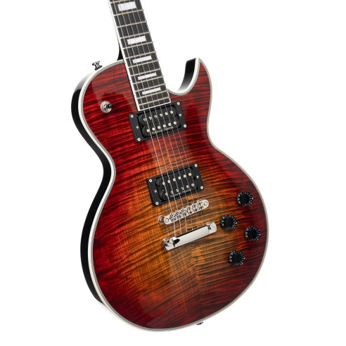 Cort CR300 DELUXE FB FLAMING BURST Guitarra Eléctrica