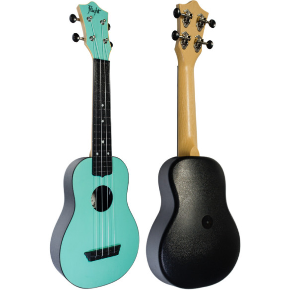 Flight TUS-35LB Ukelele Soprano  Travel Color Azul Cielo