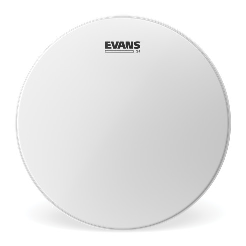 Parche para tom de 18" de una capa blanco rugoso Evans B18G1.