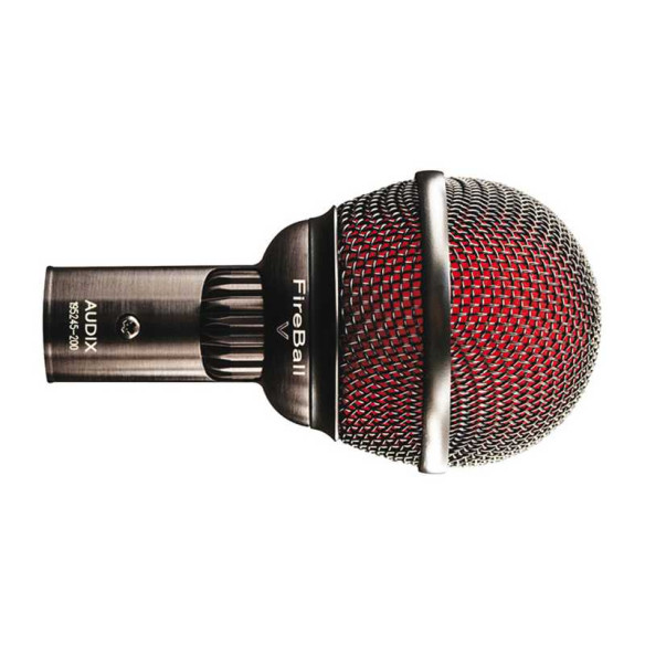 Micrófono dinámico cardioide Audio Fireball-V para armónica, con control de volumen, se adapta perfectamente a la mano.