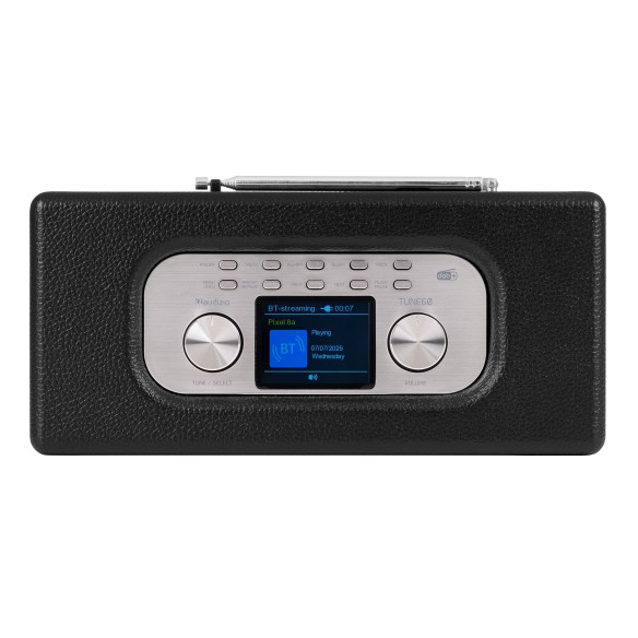 Audizio TUNE60 DAB Radio BT Retro Black