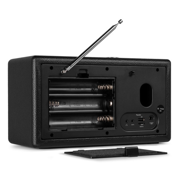 Audizio TUNE60 DAB Radio BT Retro Black